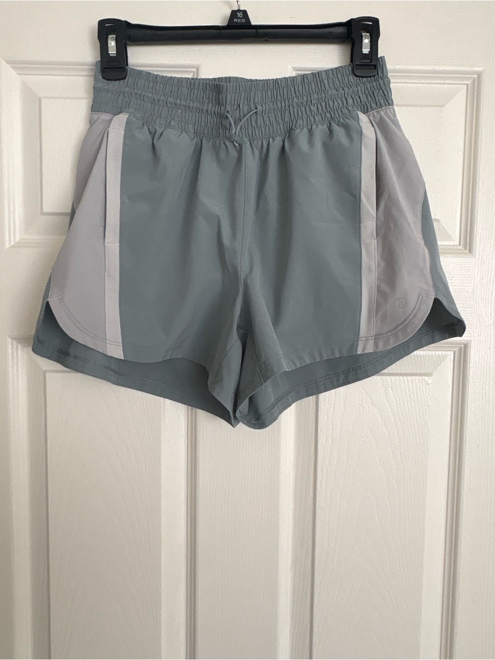 Layer 8 Two-Tone Light Teal Athletic Shorts